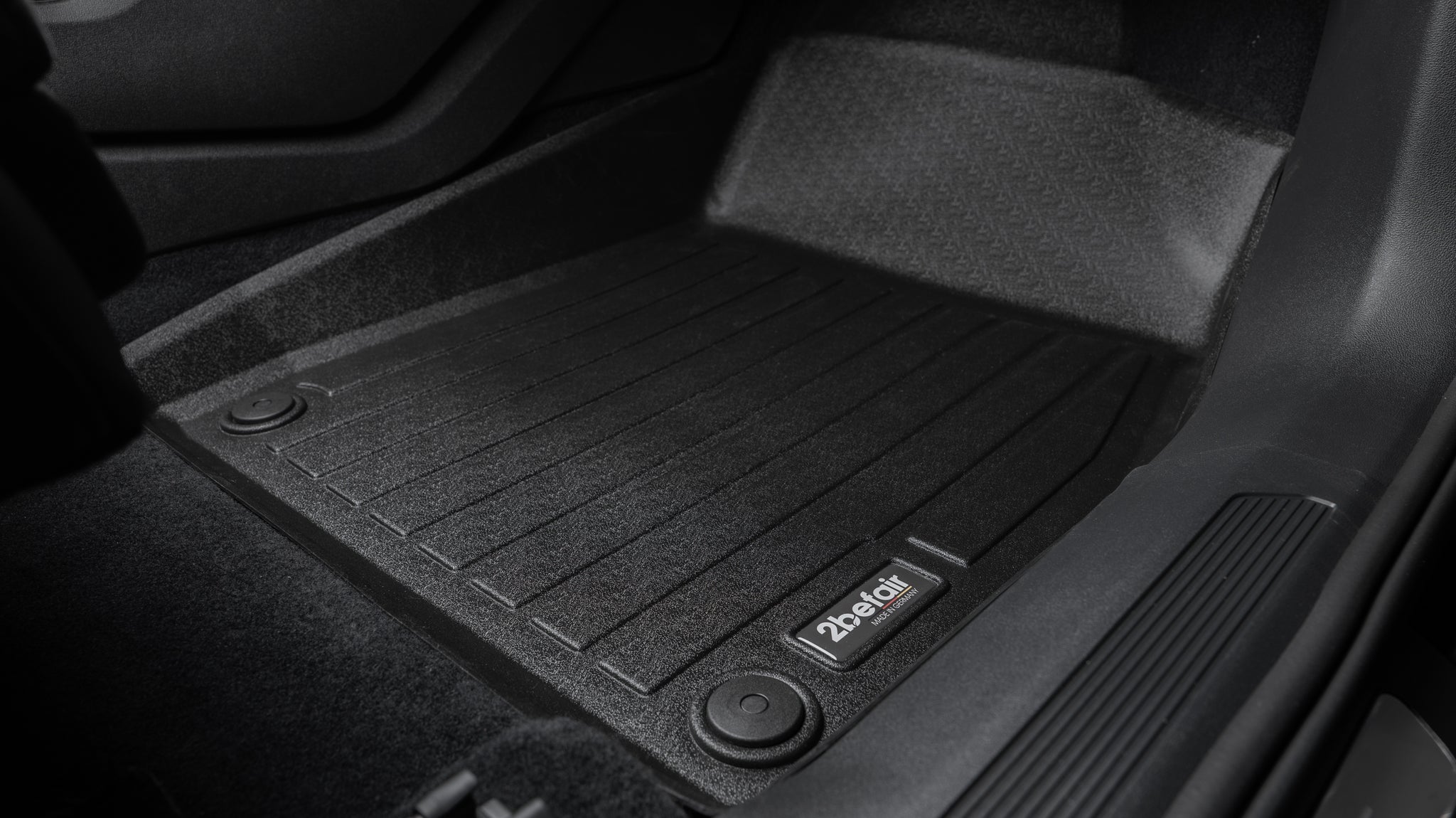 2befair rubberen matten voetenruimte voorzijde voor de VW ID.3