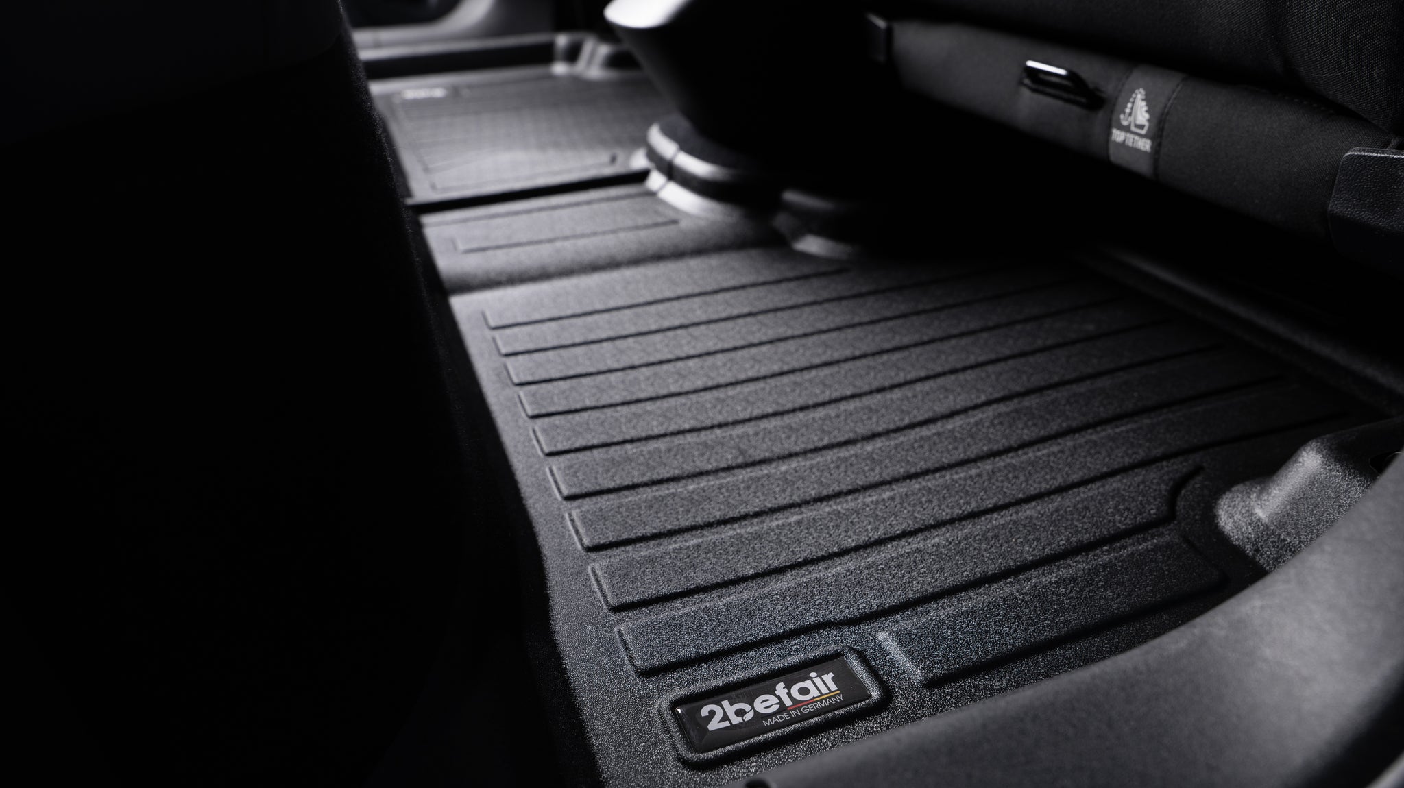 2befair rubber mats for the rear footwell for the Cupra Born